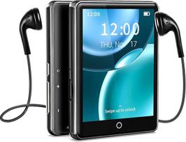 64GB MP3 grotuvas "Bluetooth 5.3" Nešiojamas 2,8 colių jutiklinis ekranas Muzikos grotuvas MP3 grotuvas vaikams su garsiakalbiu, FM radiju, diktofonu, žingsniamačiu, vaizdo įrašu, elektronine knyga, TF kortele, išplečiama iki 128GB