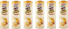 6x "Pringles Emmental Nibbles" su "Emmental Kase" skonio traškučiais 175 g