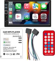 7 colių 2 DIN automobilių radijas su „Bluetooth“, jutikliniu ekranu ir „MirrorLink“ funkcija; garso grotuvas, palaikantis MP5 ir MP4 formatus; palaiko „Aux“ įvestį, SD korteles ir USB; „Hands-Free“ rinkinys (su galinio vaizdo kamera)