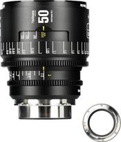 7artisans 50mm T2.1 Infinte serijos profesionalus rankinis viso kadro kino objektyvas, suderinamas su PL bajonetu, skirtas fotografijai ir filmų gamybai (juodas)