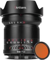 7artisans 9 mm F5.6 pilno formato 132° plataus kampo objektyvas Beveik be iškraipymų 0,2 m minimalus fokusavimo atstumas Suderinamas su Nikon Z5 Z6 Z6 Z7 Z6II Z7II Z9 (34 mm ND1000 galinis filtras)