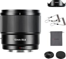 7artisans Automatinis fokusavimas 10 mm F2.8 APS-C plataus kampo objektyvas, didelė diafragmos anga, automatinis / rankinis diafragmos reguliavimas, veido / akių aptikimas, suderinamas su "Fujifilm FX", "Fuji X-H/T/T30/S/E/A serijos objektyvais