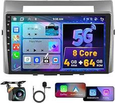 8 branduolių 4G + 64G "Hikity Android 15" automobilinis radijas "Toyota Corolla Verso AR10 2004-2009" su "Carplay" "Android Car Sat Nav", automobilinis radijas su 9 colių ekranu, "Bluetooth" FM/RDS Mirror Link DSP