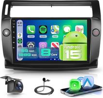 8 branduolių 6 + 128G „CarPlay“ ekranas, skirtas „Citroën C4“ (2004–2010 m.) automobilių radijo sistemai, 9 colių „Android“ jutiklinis ekranas su „Android“, automobilių navigacija, „Wi-Fi“, GPS, RDS, FM, „Bluetooth“, USB, DSP ir galinio vaizdo kamera, juo