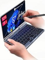 8 colių „2-in-1“ mini nešiojamasis kompiuteris su QWERTZ klaviatūra, pasukamu HD jutikliniu ekranu ir rašiklio palaikymu, „Windows 11 Pro“, N150, 12GB RAM, 512GB SSD, „Wi-Fi 6“, „BT 5.2“, HDMI, „Type-C“, 2 MP kamera | Rašiklio palaikymas, „Win 11 Pro“,