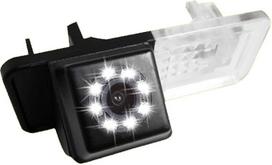 8 LED naktinio matymo sistema: aukštos kokybės numerio ženklo apšvietimas su atbulinės eigos kamera, atsparus vandeniui, plataus kampo objektyvas, skirtas „Smart R300/R350“ ir „Smart Fortwo Cabrio Coupe“ modeliams su „Carossblade W450“, „W451“ ir „W453“ s