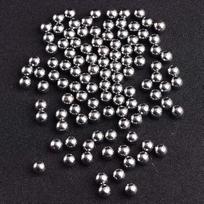 8 mm kietos karoliukai, standartinio dydžio 9 mm molio rutuliukai, plieninis rutulys 8 mm, 2 kg