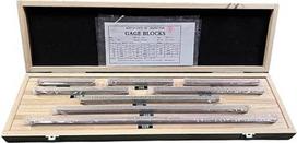 8 vnt. rinkinys HSS plieno matavimo blokelių 125/150/175/200/250/300/400/500 mm, 0 klasės, mikrometro kalibravimui, tikslus matavimas