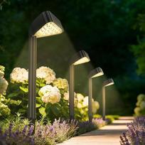 8 x 15 LED saulės energijos šviestuvai lauko sodui, IP65 atsparūs vandeniui | 12–14 val. veikimo trukmė ir automatinis įjungimas/išjungimas, saulės energijos šviestuvai, atsparūs žiemos sąlygoms, modernūs saulės energijos sodo šviestuvai, skirti lauko erd