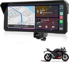 8,1 colio motociklų "Carplay" belaidis "Carplay" ir "Android" automobilis motociklams, IP67 vandeniui atsparus jutiklinis ekranas Motociklų navigacija GPS "Bluetooth Audio", "Siri" ir "Google