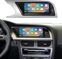 8,9 colių automobilinis radijas su jutikliniu ekranu, palaikantis „CarPlay“ ir „Android Auto“ belaidžio ryšio funkcijas, skirtas 2008–2016 m. gamybos „Audi A5“ ir „S5“ modeliams su „3G MMI+“ sistema; palaiko „MirrorLink“, kamerą ir navigaciją