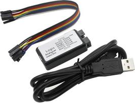 8-K-USB loginis analizatorius, 24 MHz diskretizacijos dažnis, skirtas UART/I2C/SPI derinimo darbams, suderinamas su automobilių, elektronikos ir pomėgių projektais