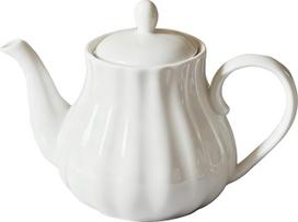 800 ml keraminis arbatinukas biriai arbatai ir biriems lapams, tinka namams, biurui (baltas)