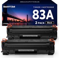 83A toneris, suderinamas su 83A CF283A, skirtas spausdintuvams „Laserjet Pro“ MFP M125nw, M127fw, M127fn, M225dw, M125a, taip pat spausdintuvams „Laserjet Pro“ M201dw, M201n, MFP M225dn, M127fp, M127fs (juodas, 2 vnt. pakuotė)