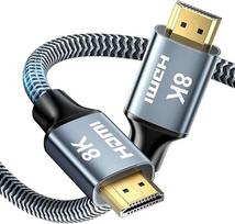 8K HDMI 2.1 kabelis, 4 m, didelės spartos HDMI kabelis, 48Gbps, 8K @ 60 Hz, 4K @ 120 Hz, 2.2/2.3, palaiko Dolby eARC, HDCP, HDR, suderinamas su HDTV, nešiojamaisiais kompiuteriais ir kt.