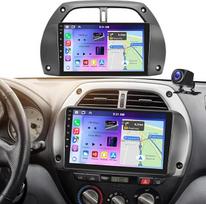 9 colių jutiklinio ekrano „Android 14“ automobilių radijas, skirtas „Toyota RAV4“ (2001–2006 m.) modeliams, 4+64G