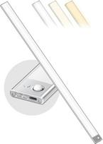 90 cm spintelių apšvietimas su judesio jutikliu, 332 LED lemputės, reguliuojamo ryškumo apšvietimas po virtuvės spintelėmis, 6600 mAh įkraunama LED apšvietimo juosta, 3 spalvų režimai, magnetinė LED juosta spintelėms, drabužinėms | Reguliuojamo ryškumo LE