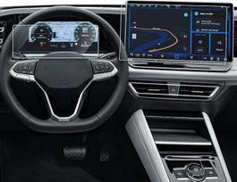 9H ekrano apsauginė plėvelė, skirta „Tiguan 3“ (2024–2026 m.) modeliams su 15 colių navigacijos ekranu ir 10,25 colių „Digital Cockpit“ ekranu, „VW Tiguan III MK3“ ekrano apsauginė plėvelė, apsauganti nuo įbrėžimų