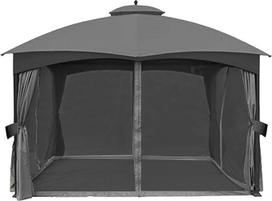 ABCCANOPY 3 x 30 cm pavėsinės pakaitinės tinklo plokštės pilkos spalvos