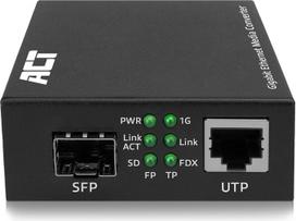 ACT AC4451 Ethernet medijos keitiklis, daugiamodis optinis SFP+ | Skirtas komutatoriams, maršrutizatoriams, jungčių skydeliams, televizoriams, stacionariems kompiuteriams ir nešiojamiesiems kompiuteriams