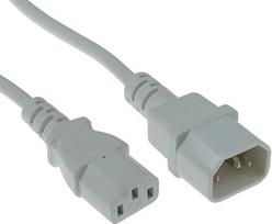 ACT AK5427 C13–C14 IEC kabelio prailginimas, 3 m, baltas