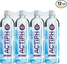 ACTIPH Jonizuotas šarminis šaltinio vanduo pH 9+, išgrynintas su elektrolitais - tyras ir švelnus - 12 x 1 l PET butelių