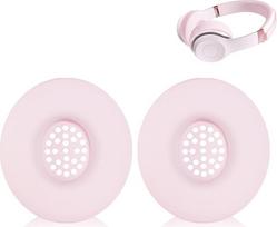Adhiper Silikon Ohrpolster-Abdeckung für Beats Solo 4/3 Wireless Kopfhörer, schweißbeständige & waschbare Ohrpolster-Schützer, kratzfeste Ersatzabdeckungen mit sicherem Sitz (Rosa)