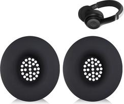 Adhiper Silikon Ohrpolster-Abdeckung für Beats Solo 4/3 Wireless Kopfhörer, schweißbeständige & waschbare Ohrpolster-Schützer, kratzfeste Ersatzabdeckungen mit sicherem Sitz (Schwarz)