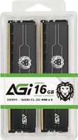 AGI UD138 16GB (2x8GB) DDR4 RAM 3200MHz CL22 atminties modulis su 260 kontaktų neECC U-DIMM, suderinamas su staliniais kompiuteriais (PC)