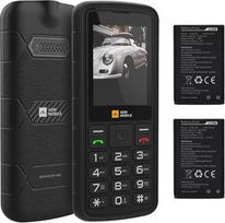 AGM M9 Basic telefonas – tvirtas telefonas, 4G LTE, dvi SIM kortelės, atrakinamas / 128GB TF kortelė, IP69K atsparumas vandeniui, išbandytas pagal MIL-STD-810H standartą, dideli mygtukai ir didelės raidės greitojo skambinimo funkcija, FM radijas / žibint