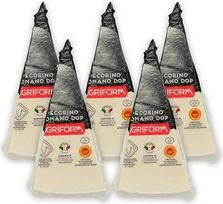 AGRIFORM PECORINO ROMANO DOP 5x 200g Stück | italienischer Schafskäse | Hartkäse | formaggio-pecorino-tradizionale | würzig leicht-pikant | passend für Pizza Pasta Risotto Ciabatta