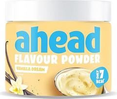ahead Flavour Powder Vanilla Dream 250 g 83 porcijos Tik 10 kcal vienoje porcijoje Mažai kalorijų turintys skonio milteliai su inulinu ir laktazė Patikrinta kokybė Pagaminta Vokietijoje