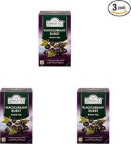 Ahmad Tea - Blackcurrant Burst - juodoji arbata su juodaisiais serbentais - su vaisių gabalėliais - atskirai suvynioti, aromatingai užspaudžiami arbatos maišeliai su 2 g arbatos vienoje porcijoje - 20 arbatos maišelių su juostele