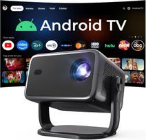 AI balso valdymas / „Android 14“ išmanusis projektorius, natūralus 1080P ir 4K palaikymas, „HiFi“ garso sistema, 800 ANSI, AI automatinis fokusavimas ir trapecijos korekcija, „Wi-Fi 6“ ir „BT 5.4“, Namų kino projektorius, suderinamas su „Netflix“ ir „iPho