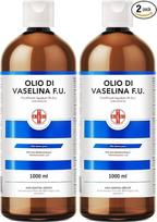 AIESI® vazelino aliejus „Sweet Ph.Eur.“ – 100 % grynas (1000 ml), skirtas farmacijos, maisto, kosmetikos, dermatologijos ir pramonės reikmėms, pagamintas Italijoje (2 vnt. pakuotė)