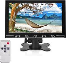 AISHICHEN mini monitorius, "Raspberry Pi" ekranas, nešiojamasis monitorius su VGA/HDMI/VGA/HDMI/AV/BNC prievadu, palaikantis jutiklinį mygtuką, skirtas biurui, verslui, namams ir kompiuteriui (10,1 colio -1024 x 600P)