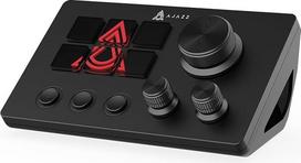 AJAZZ AKP03E laidinė makro klaviatūra, transliacijų valdymo pultas, žaidimų klaviatūra su 6 programuojamais mygtukais, pritaikomas vizualusis AI pultas, USB garso plokštė „YouTube“, biuro darbo vietos komplektas