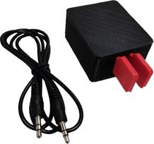 Ak02 Montuojamas magnetinis CW trumpųjų bangų raktas / automatinis raktas / automatinis raktas su dviem svirtimis, skirtas radijo mėgėjams + 3,5 mm garso kabelis