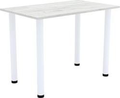 AKKE valgomojo stalas 100 cm x 50 cm Valgomojo stalas Mažas stalas Virtuvės stalas Rašomasis stalas Valgomojo stalas Valgomojo baldai Baltos kojos