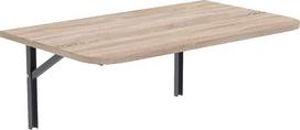 AKKE „Sonoma“ sulankstomas stalas, prie sienos tvirtinamas sulankstomas valgomojo stalas – sulankstomas, taupantis vietą – suapvalinti kampai – 100 cm x 40 cm
