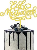 Akrilo Eid Mubarak torto Topper Ramadano musulmonų Hadž Eid dekoras Eid partijos islamo torto dekoracijos