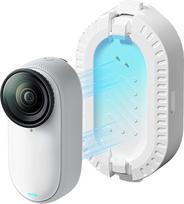 Akumuliatoriaus rinkinys „Insta360 GO 3“ / „GO 3S“ priedams, 600 mAh įkraunamas išplėstinio veikimo akumuliatorius, greitasis įkroviklis, magnetinis tvirtinimas, lengvas montavimas, suderinamas su „Insta 360 GO 3S“ / „GO 3“