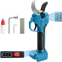 Akumuliatorinės genėjimo žirklės, 50 mm, elektrinės genėjimo žirklės, skirtos „Makita“ 18 V akumuliatoriui | Bešepetėlis variklis, LCD ekranas, dviguba saugos užraktas, skirtos sodui, krūmų ir šakų genėjimui, be akumuliatoriaus