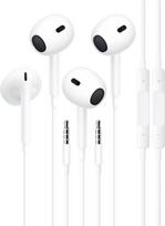 ALIANSHENG ausinės su laidiniu mikrofonu ir garsumo reguliavimu Galingi bosai Suderinamos su Apple/iPhone/iPad/iPod/kompiuteriu/MP3/Android/dauguma 3,5 mm garso įrenginių (3,5