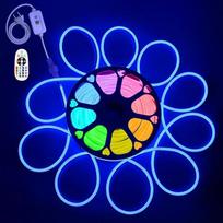 ALITOVE 30 m neoninė LED juosta 230 V RGB LED juosta lauke atspari vandeniui su nuotolinio valdymo pulteliu Spalvų keitimas 80 LED/m Šviesos juosta lauke komerciniams sodo baseino vakarėliams Namų apdaila (be programėlės)