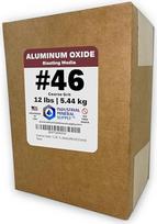 Aliuminio oksidas – 5,4 kg – šlifavimo priemonė, skirta smėliavimo mašinoms, smėliavimo pistoletams ir smėliavimo kameroms (grūdėtumas Nr. 46 (stambus))
