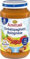 Alnatura Junior meniu 220 g Spelta spagečių Bolonijos spagečiai