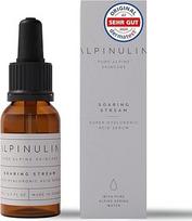 ALPINULIN SOARING STREAM hialurono serumas, 20 ml, veganiškas – „Hymagic 4D“ veido priežiūros priemonė nuo odos sausumo, Alpių veikliųjų medžiagų kompleksas su edelveisais ir Alpių rožėmis