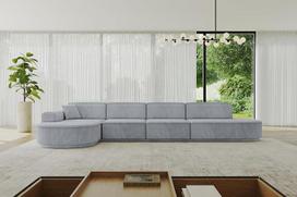 ALTDECOR MARI-L3-v3-402 x 165 x 81 cm kampinė L formos kampinė sofa-lova Kampinė sofa-lova Kampinė sofa-lova Gyvenamasis kraštovaizdis Sofa-lova Pilka