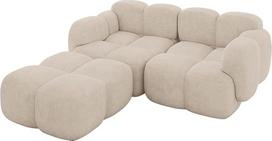 ALTDECOR „Miko-L1“ kampinė sofa, L formos, 214 x 205 x 75 cm, smėlio spalvos | Kampinė sofa-lova, kampinis sofos komplektas, svetainės sofa